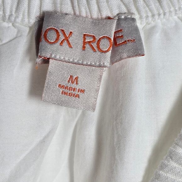 Knox Rose White Midi Dress Peasant-Style 
Boho Feminine Women's Size Medium - Picture 6 of 7